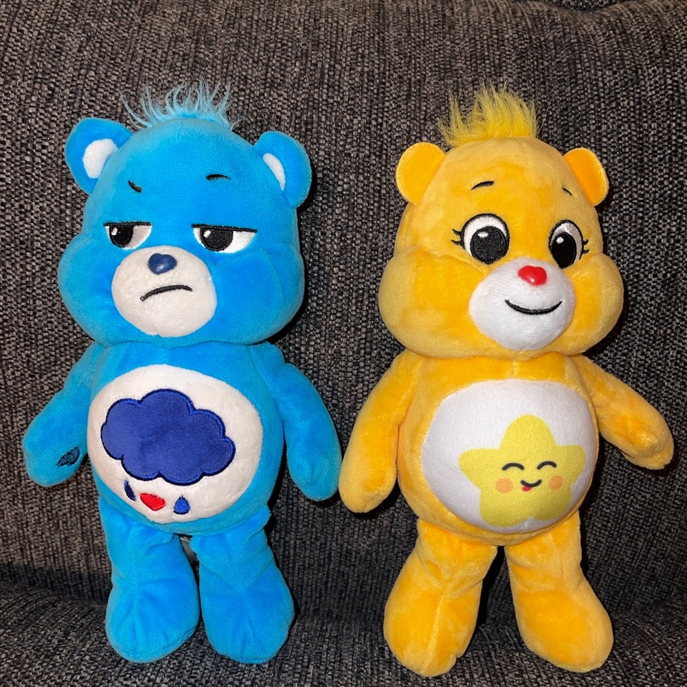 Care Bears Plush Bundle - Grumpy Bear & Laugh-A-Lot Bear